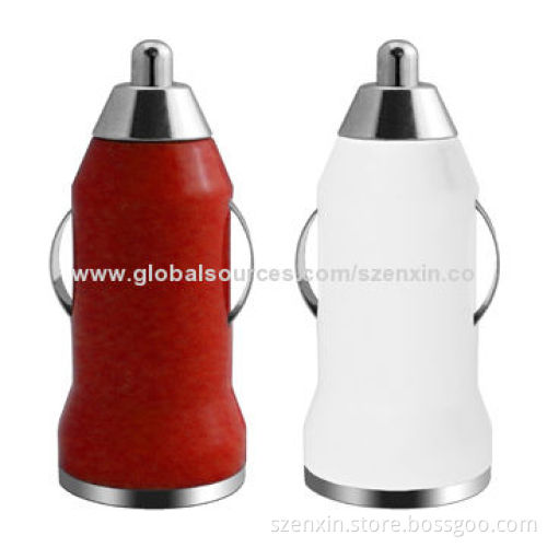 Dual-USB In-car Chargers Output with 5V/2.1ANew
